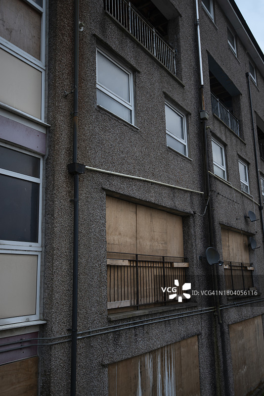 等待拆除的危楼图片素材