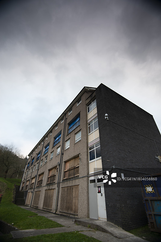 等待拆除的危楼图片素材