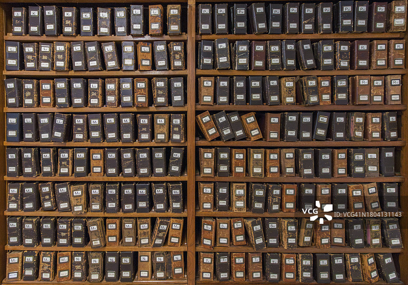 旧文件柜图片素材