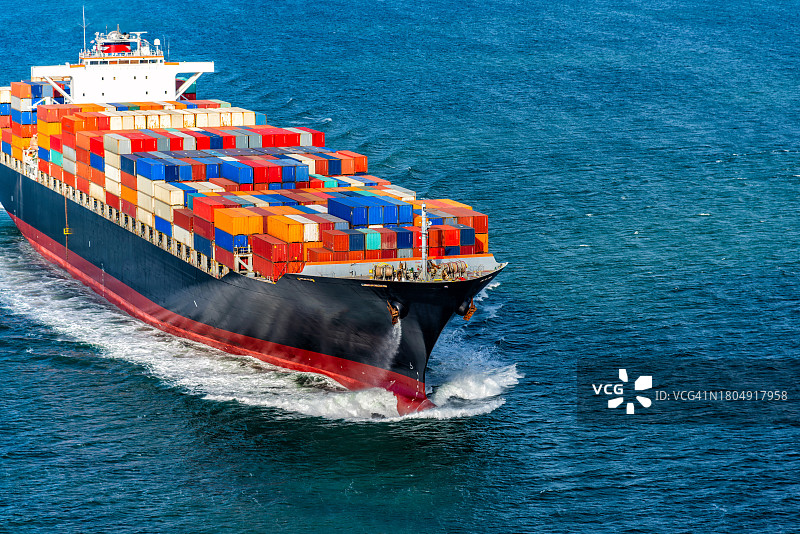 集装箱船图片素材