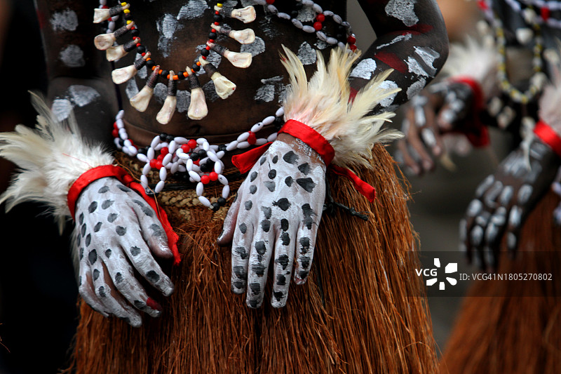 巴布亚文化的传统图案图片素材