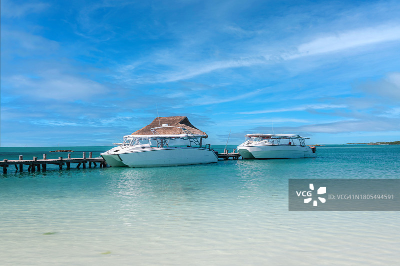 孔托伊岛国家公园的码头图片素材