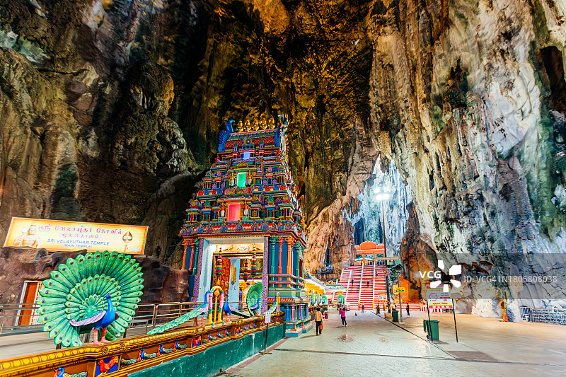 马来西亚吉隆坡附近的黑风洞寺庙图片素材