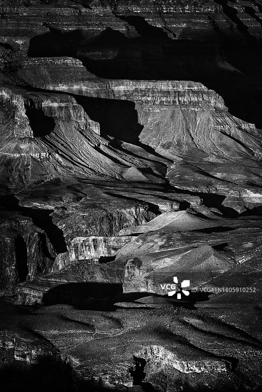 日落时分，科罗拉多大峡谷国家公园霍皮点，亚利桑那州，美国图片素材