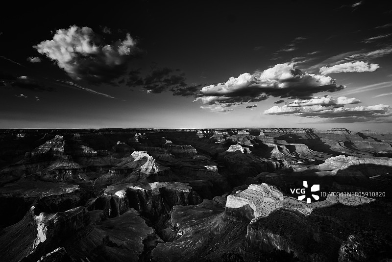 日落时分，科罗拉多大峡谷国家公园霍皮点，亚利桑那州，美国图片素材