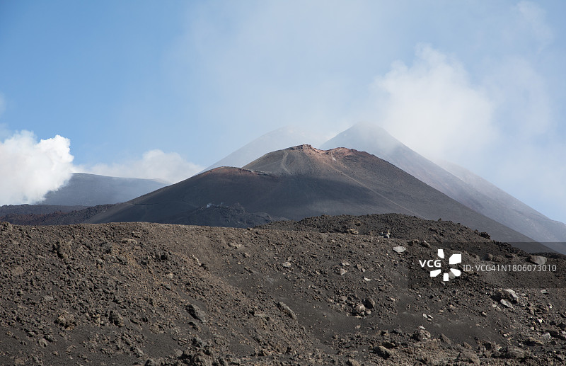 埃特纳火山，西西里岛图片素材