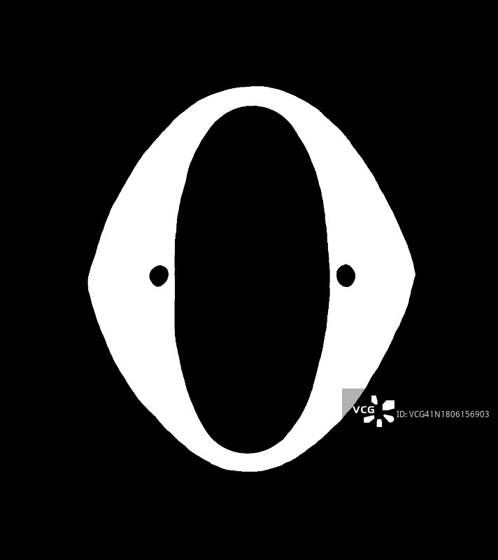 字母O装饰古董雕刻插图图片素材