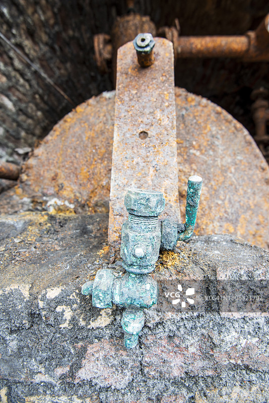 地下旧矿井图片素材