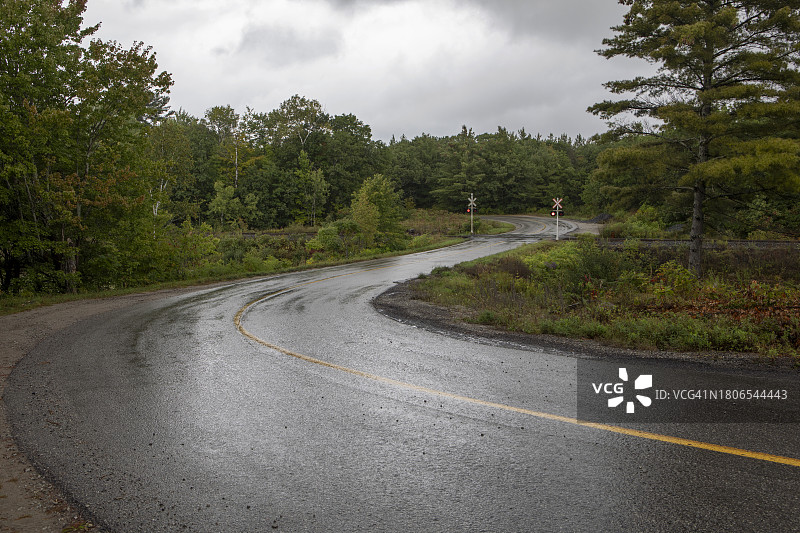 铁路道口信号图片素材