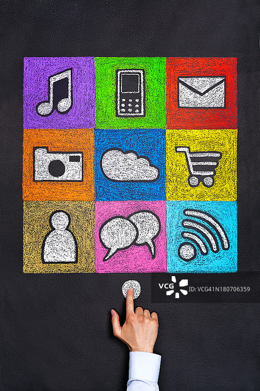 社交网络图标图片素材