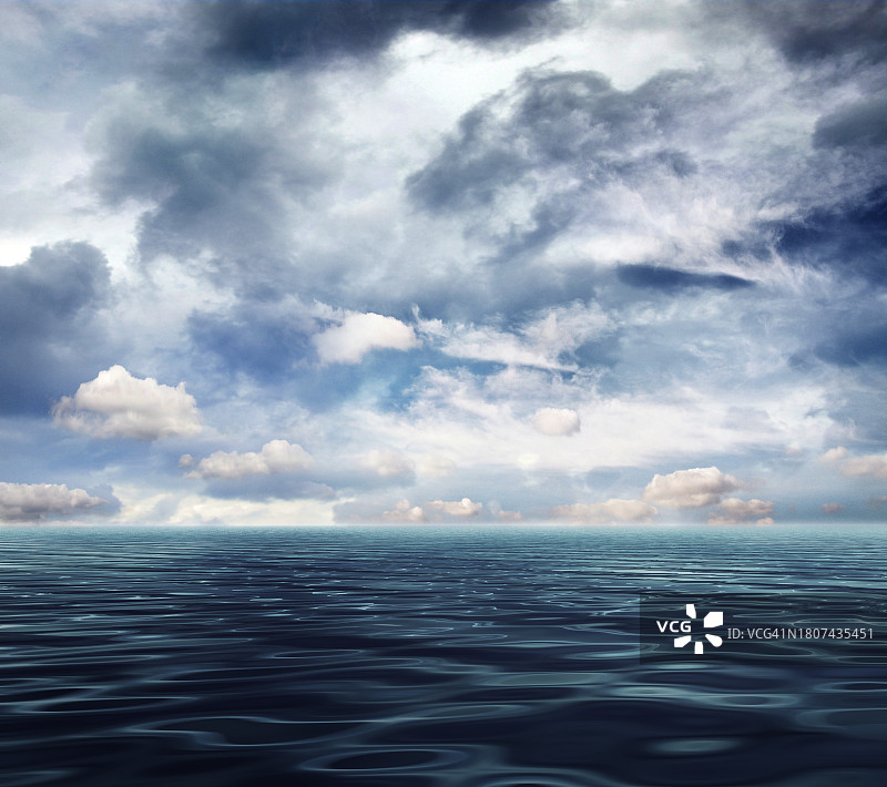 海洋和天空图片素材