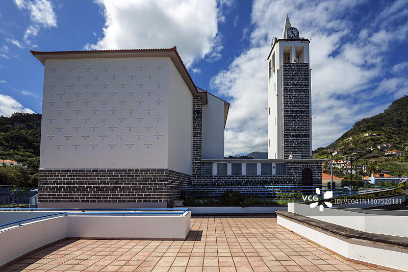 葡萄牙马德拉瓜达卢佩圣母教堂图片素材