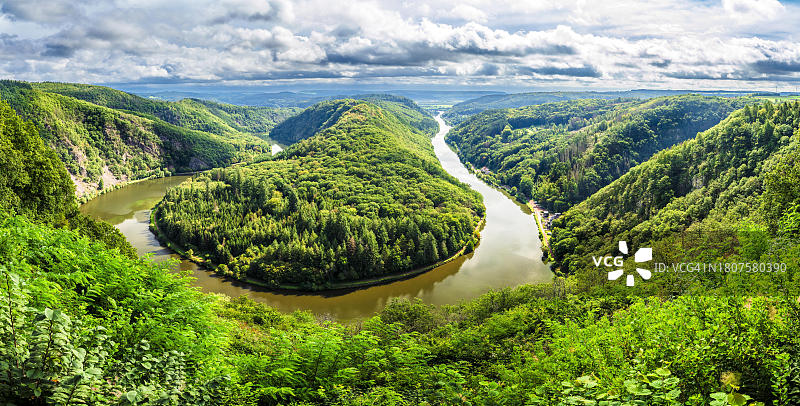 德国萨尔河图片素材