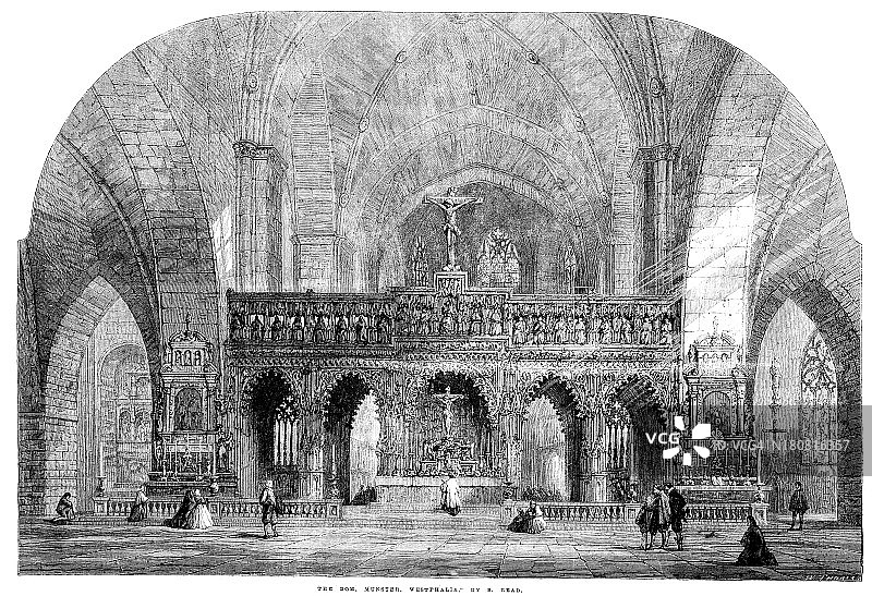 明斯特大教堂图片素材