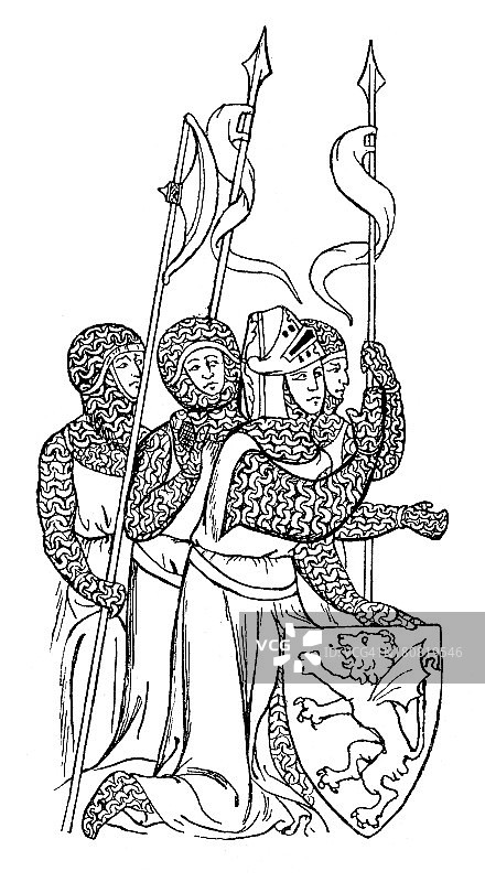 中世纪骑士图片素材