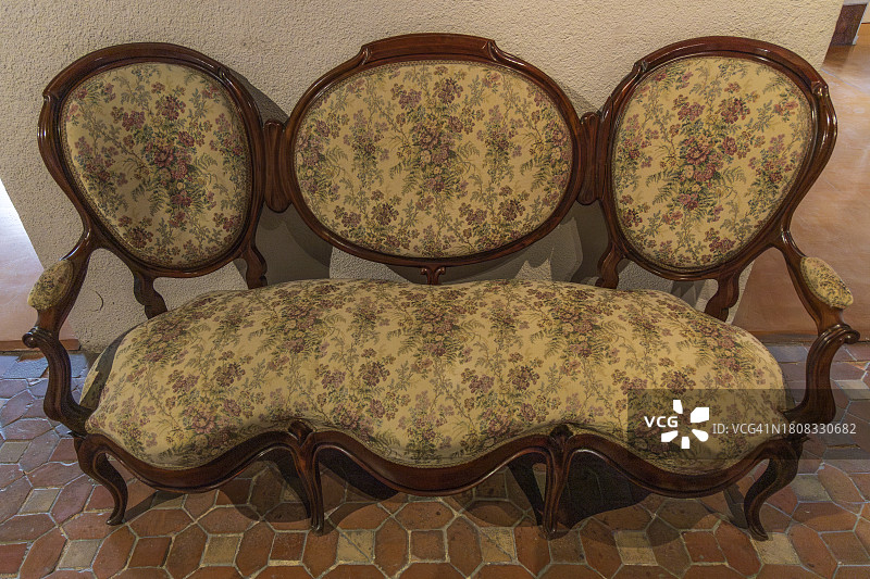 古董经典沙发图片素材