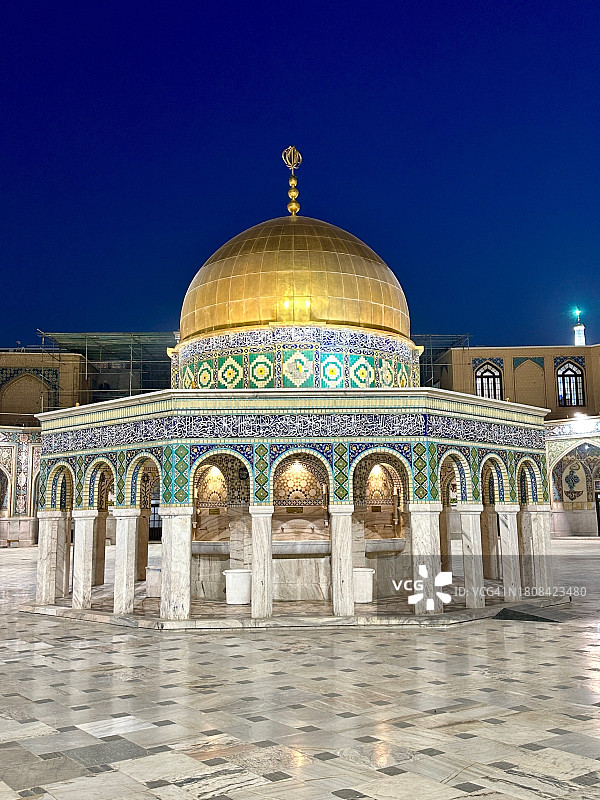 伊玛目礼萨圣陵，马什哈德，拉扎维呼罗珊省，伊朗图片素材