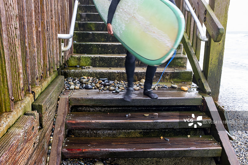 携带冲浪板图片素材