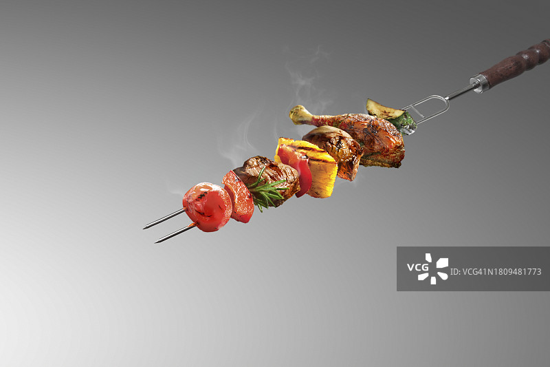 烧烤串图片素材