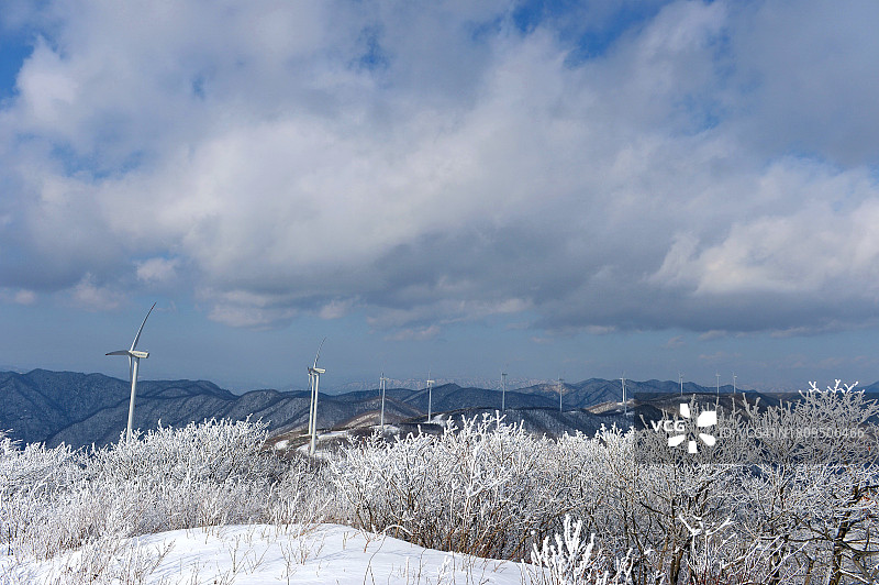 横城郡，江原道，太岐山图片素材
