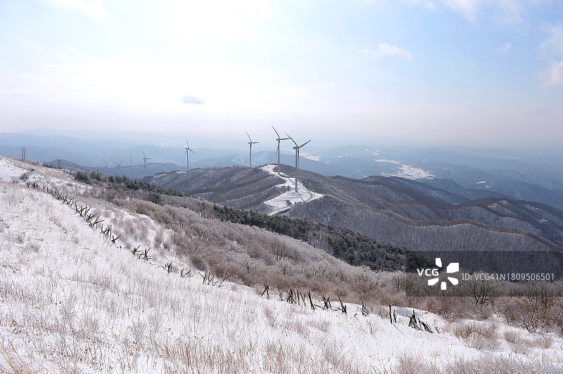 横城郡，江原道，太岐山图片素材