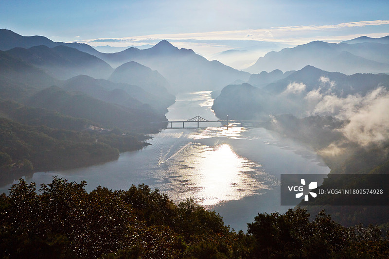 忠清北道堤川市月岳山国家公园图片素材