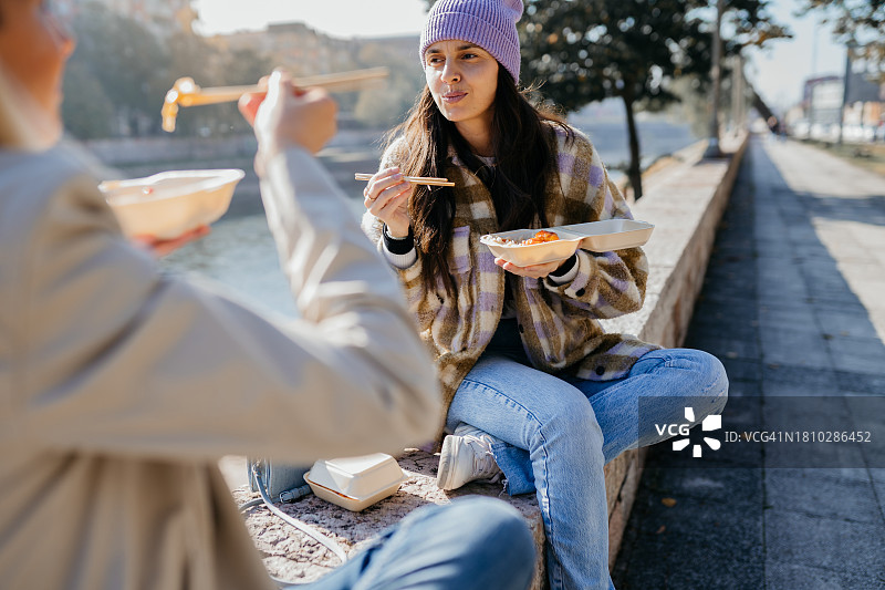 外卖午餐的最佳选择图片素材