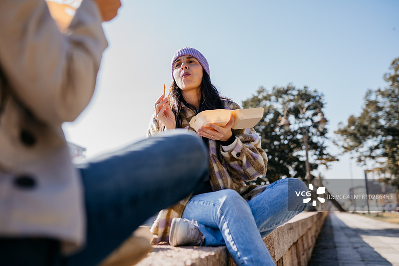外卖午餐的最佳选择图片素材