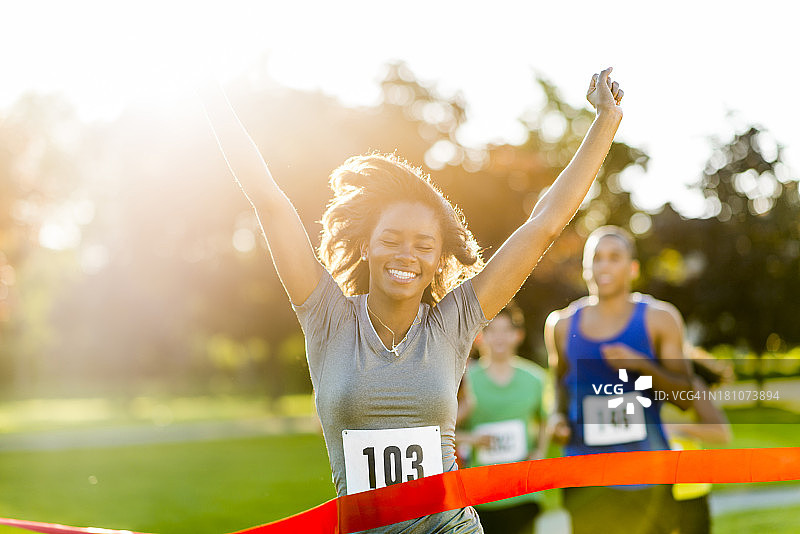 马拉松户外健身图片素材