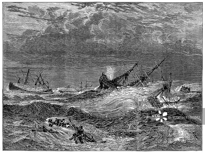 唐斯的特大暴风雨图片素材