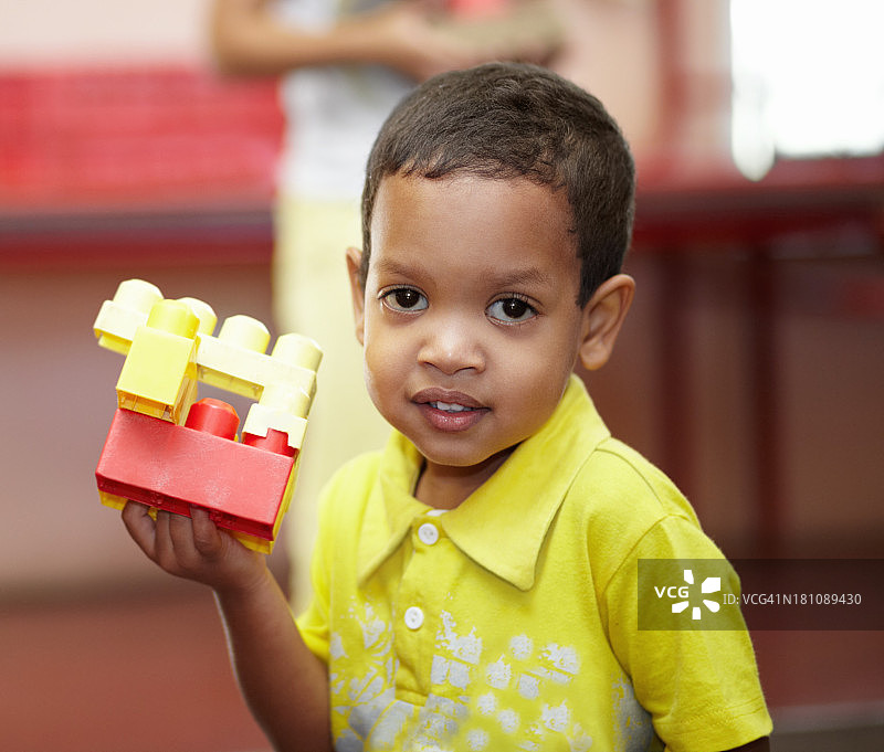 我为我的积木感到自豪！图片素材