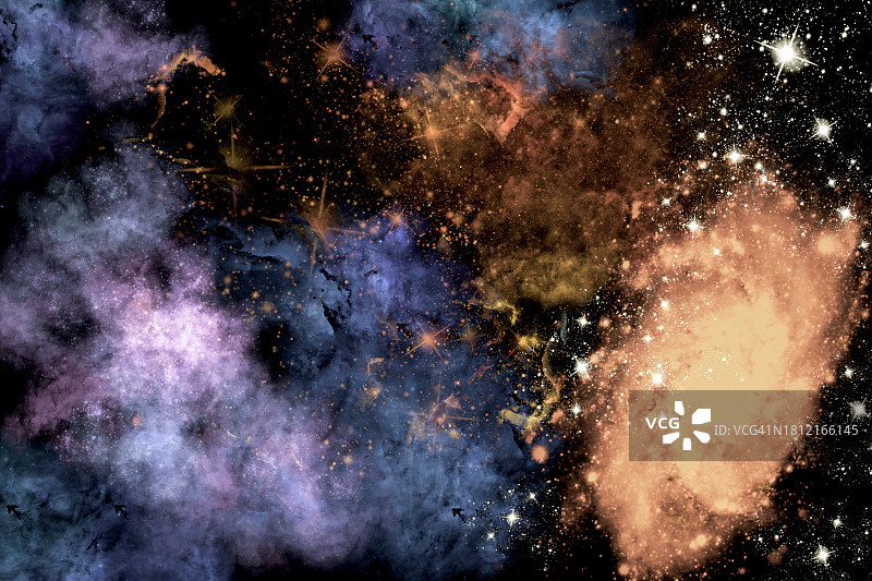 宇宙和星系超新星概念图片素材