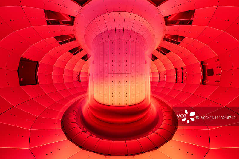 托卡马克真空容器内部图片素材