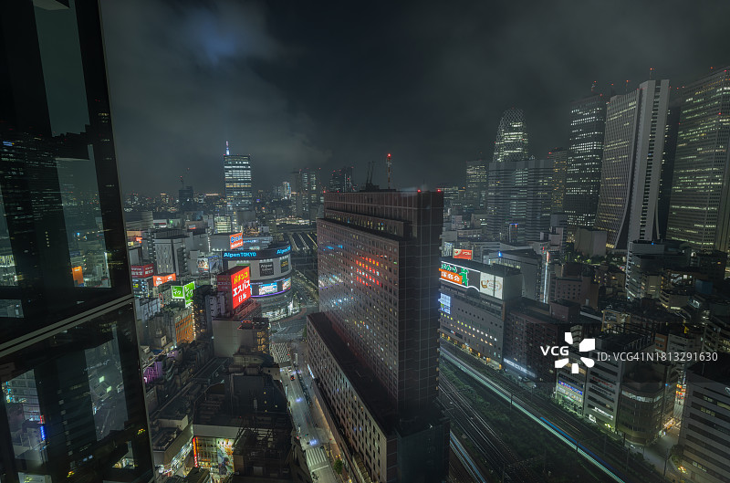 日本东京歌舞伎町夜景图片素材