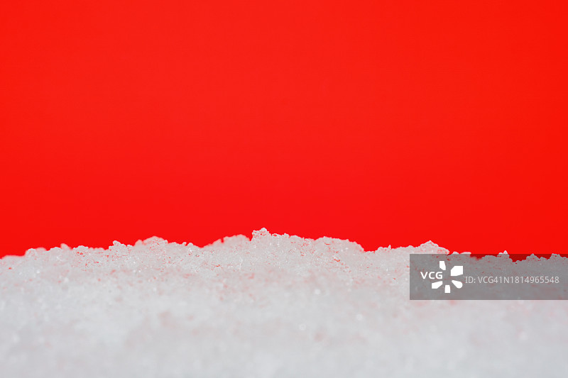 红色圣诞节白色雪景背景图片素材