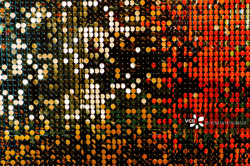 金色红色闪光背景，新年和圣诞节庆典概念图片素材