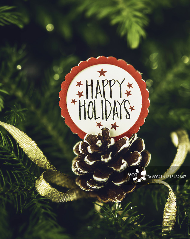 带有节日快乐信息的圣诞节背景图片素材