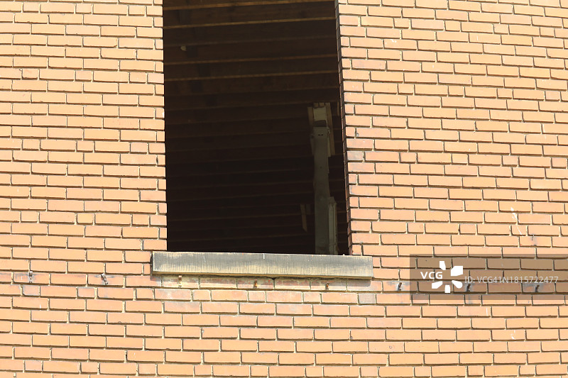 正在修复的砖砌建筑图片素材