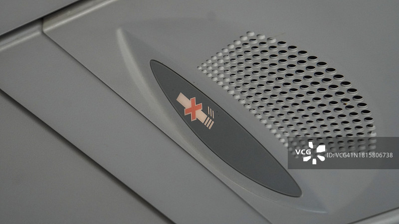 飞机上的安全带标志图片素材