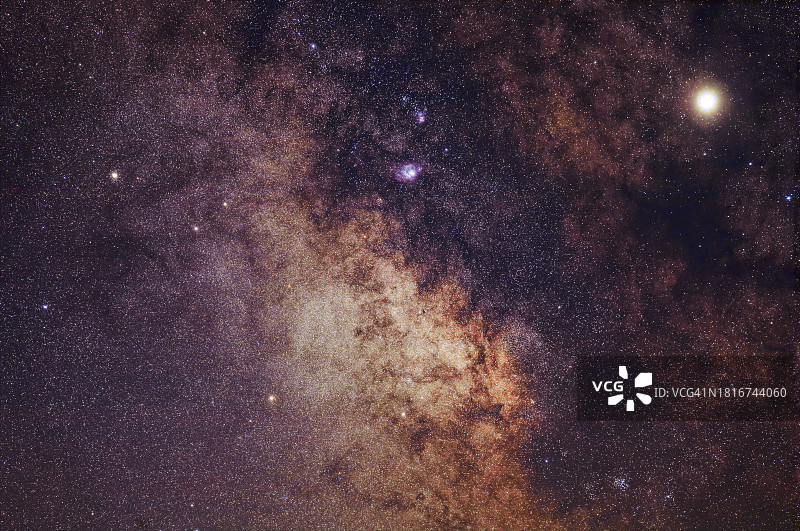 银河与木星图片素材