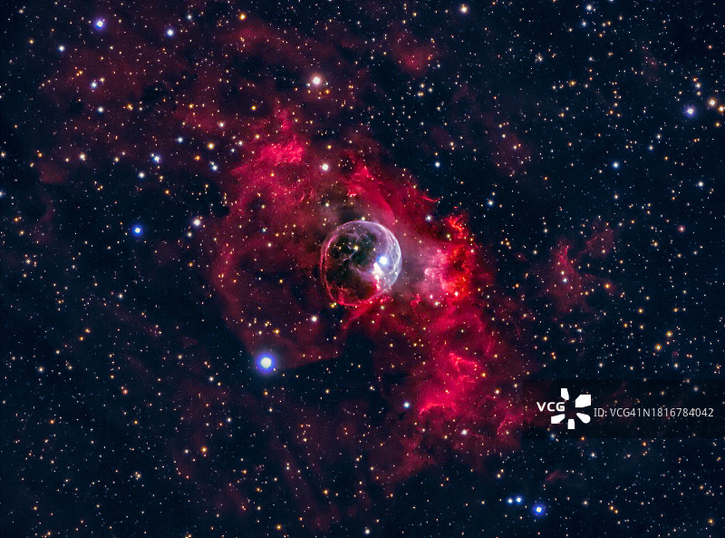 气泡星云NGC 7635图片素材