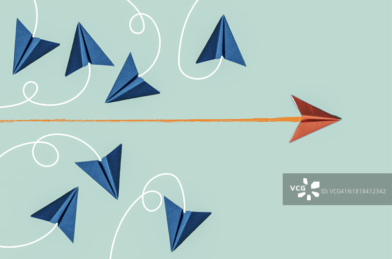 领导力概念、竞争、商业和理念、不同想法、专业知识图片素材