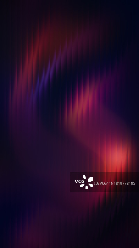 具有垂直线的抽象深蓝色、紫色和红色玻璃效果背景。图片素材