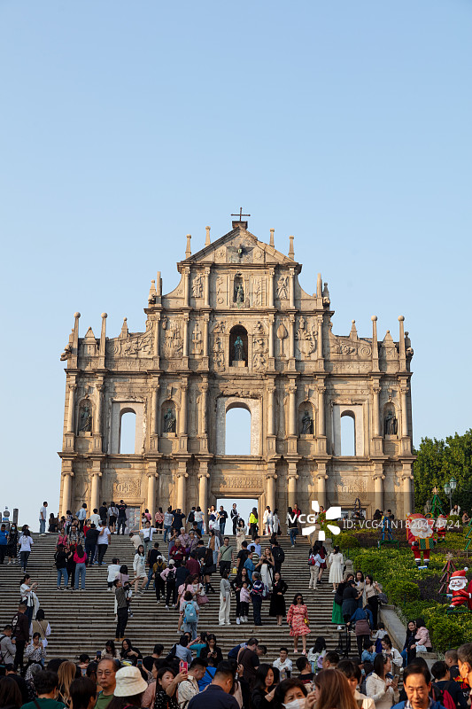 澳门保罗大教堂图片素材