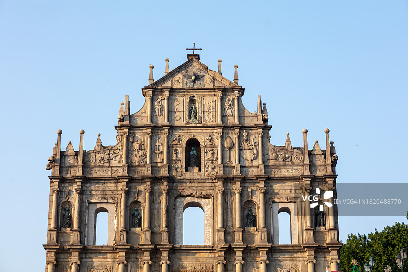 澳门保罗大教堂图片素材