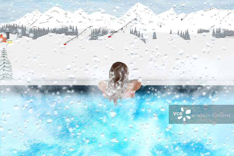 博尔米奥罗马浴场图片素材