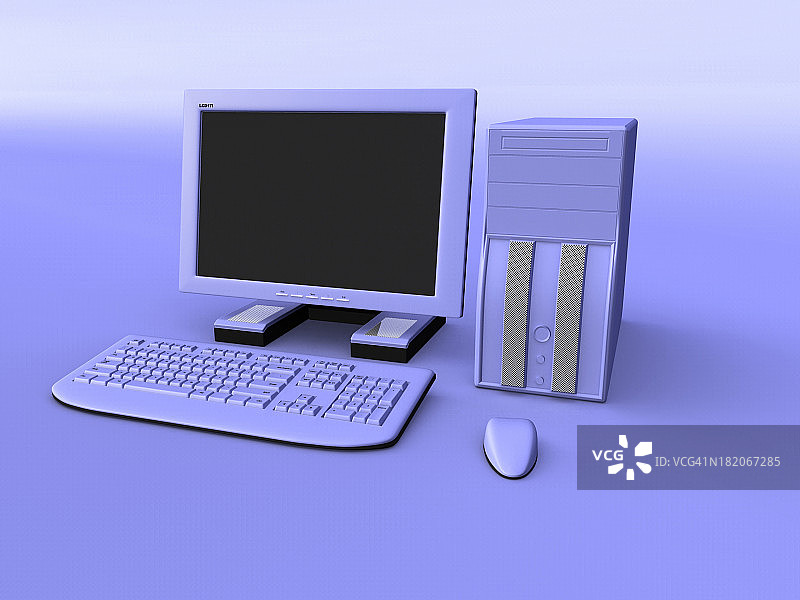 台式电脑三图片素材