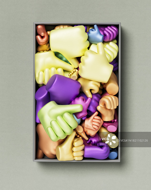 一盒小饰品图片素材