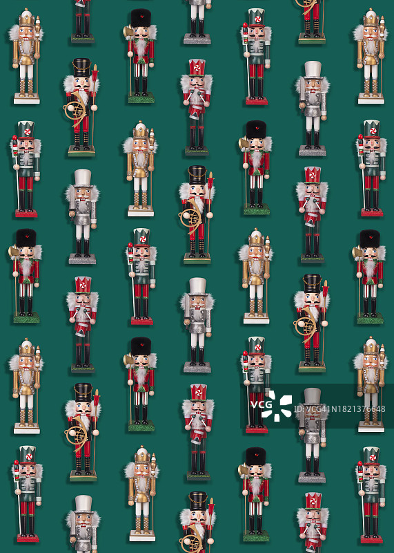 圣诞节胡桃夹子，玩具士兵图片素材