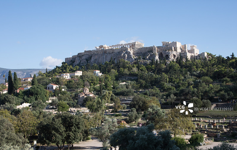 雅典卫城图片素材